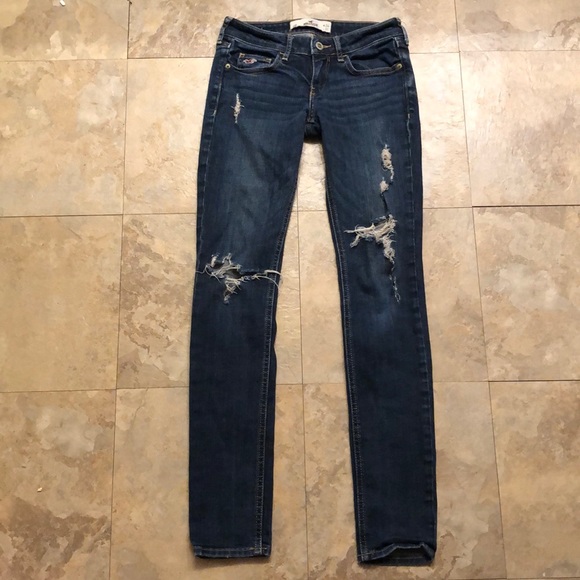 Hollister Denim - Hollister Skinny ripped jeans